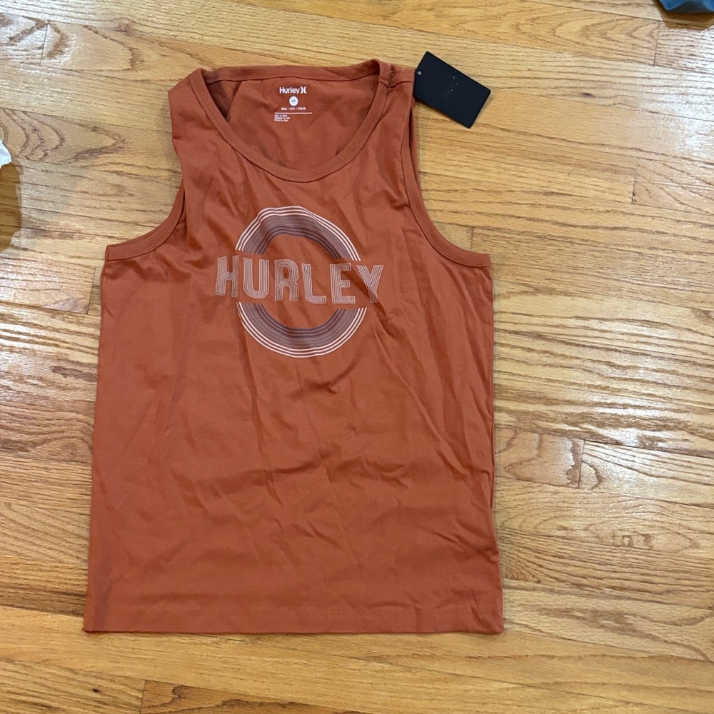 Hurley Rust Tank Top with Logo